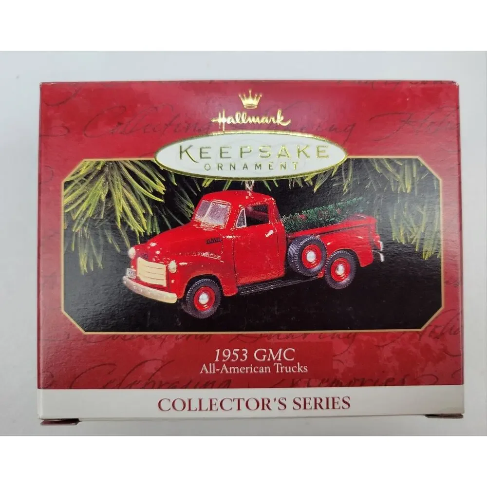 Hallmark Keepsake Ornament 1953 GMC All American Trucks Red #3 in Series